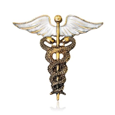 Staff Of Hermes Medical Pin Brooch Christi Tasker Animal Brooch