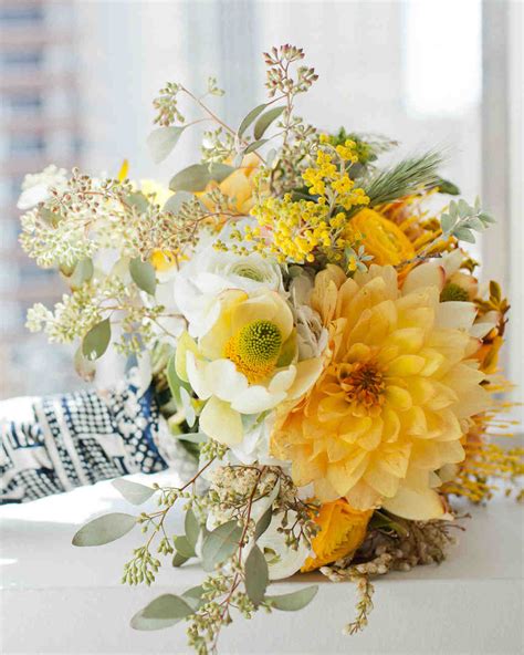 Yellow Wedding Bouquets Martha Stewart Weddings