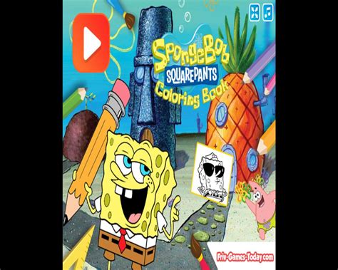 Spongebob coloring games for kids. ⭐ SpongeBob Coloring Book Game - Play SpongeBob Coloring ...