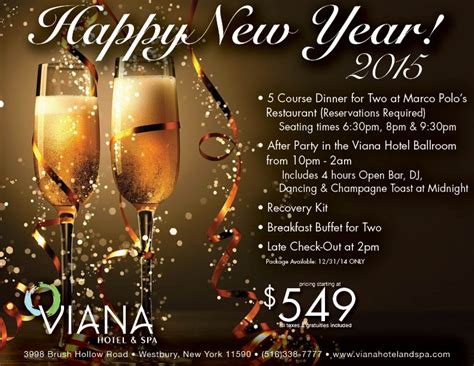 Ring In The New Year At Viana Hotel And Spa