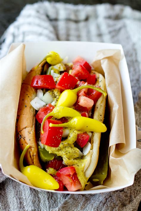 Chicago Style Hot Dog The Gourmet Gourmand