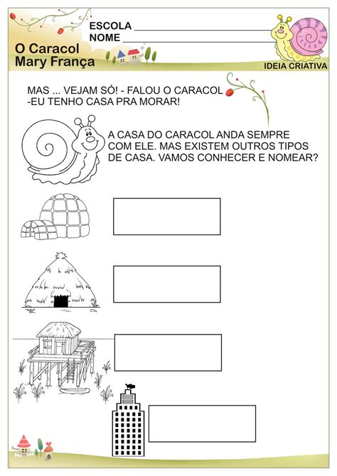 Atividades Sobre Os Tipos De Moradia