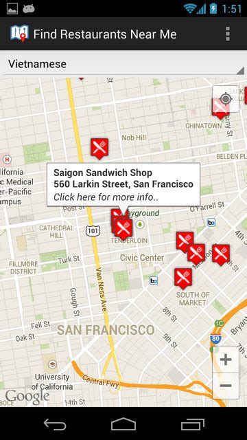 Find restaurants nearby my location. FreeMaps & Local Find Restaurants Near Me - Android Forums