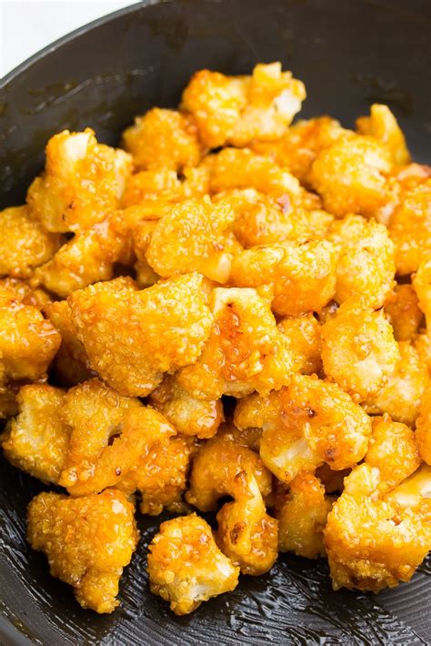 This Is The Best Orange Cauliflower A Delicious Baked Vegan Version Of