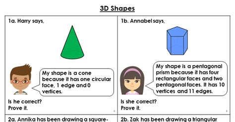 3d Shapes Reasoning And Problem Solving Classroom Secrets