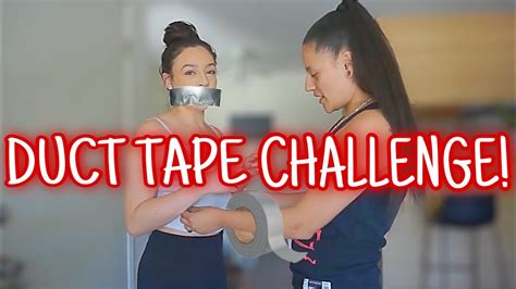 The Castros Duct Tape Challenge With A Twist Painful 😮 Youtube