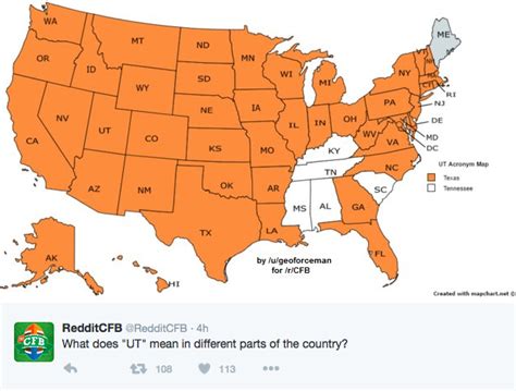 What Does Ua Um Ut Osu Etc Mean Across The United States Sec Rant