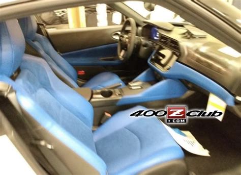 While the interior specs aren't available yet, you can expect some serious stuff from the japanese carmaker. 2022 Nissan 400Z - sighted again with blue interior - Car ...