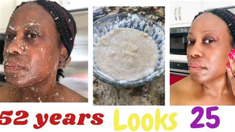 52 Years Old Woman Looks Half Her Age By Using Rice On Her Skin To