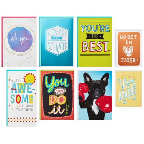 Assorted Encouragement Cards Pack Of 8 Boxed Cards Hallmark