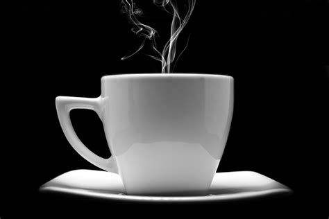 Kostenlose Foto Cafe Kaffee Schwarz Und Weiß Rauch Tasse