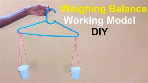 How To Make Weighing Balance Working Model Simple And Easy Using