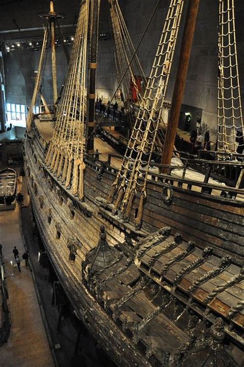 The Swedish Warship Vasa Was Launched In 1627 She Was Top Heavy With