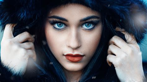 sexy blue eyed long haired brunette teen girl wallpaper 5580 1920x1080 1080p wallpaper