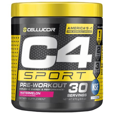 Cellucor C4 Sport Pre Workout Powder Watermelon 30 Servings