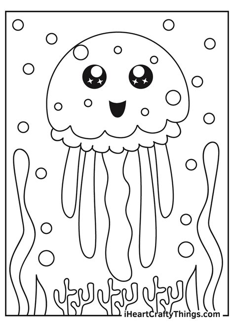 Jellyfish Coloring Pages Updated 2021