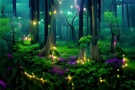 Magical Forest Ai Generated Artwork Nightcafe Creator