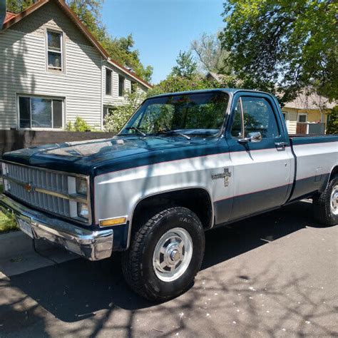 1982 Chevrolet K20 Pickup Truck 34 Ton 62 Diesel For Sale Chevrolet