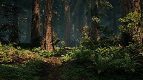 Unreal Engine 4 Forest Environment By Dice Vegetation Artist Looks Great