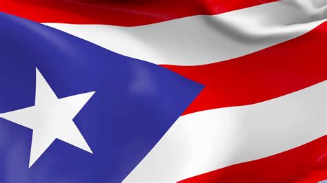 Puerto Rico Waving Flag Background Loop Stock Motion Graphics SBV Storyblocks
