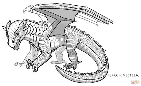 Nightwing Dragon Coloring Pages Wings Of Fire Img Abiel The Best