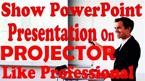 How To Show Power Point Presentation On Projector Youtube