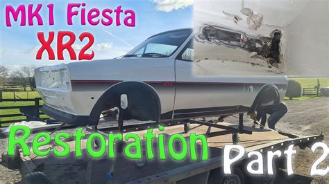 Mk Fiesta Xr Restoration Part Uncovering Some Dangerous Repairs Youtube