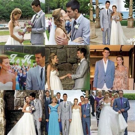 The Perfect Wedding Novak Djokovic Pinterest