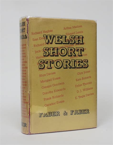 Welsh Short Stories An Anthology By Davies E Tegla Et Al Fine