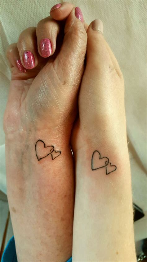 Awasome Matching Tattoos For Grandma And Granddaughter References
