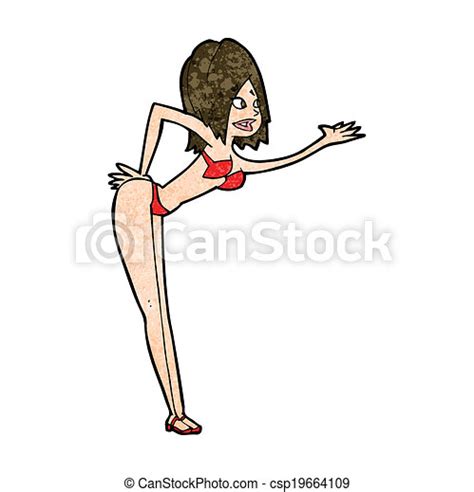Vectors Of Cartoon Woman In Bikini Csp Search Clip Art Hot Sex Picture