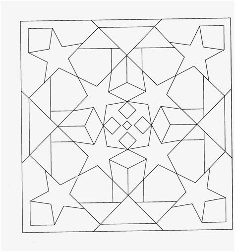 Dibujos Para Colorear Formas Geometricas