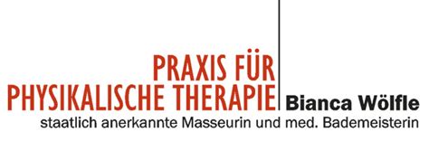Praxis FÜr Physikalische Therapie Bianca Wölfle Staatlich Anerkannte Masseurin Und Med