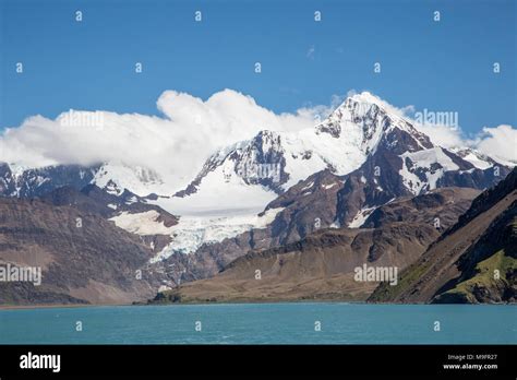 View Of Grytviken South Georgia Antarctica Showing Landscape With