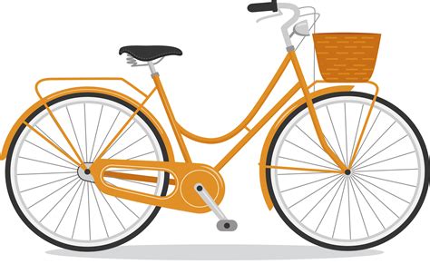 Orange Wheel Bicycle Digital Art Wallpapers Hoodoo Wallpaper