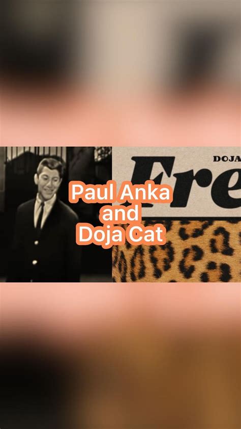 Paul Anka And Doja Cat Anka Cats Movie Posters