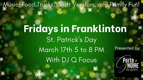 Fridays In Franklinton St Patricks Day Youtube