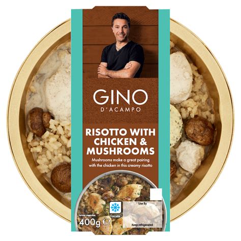 Gino D Acampo Risotto With Chicken Mushroom Gino D Acampo Official