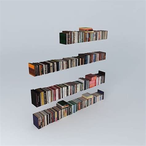 Bookcase Free 3d Model Cgtrader
