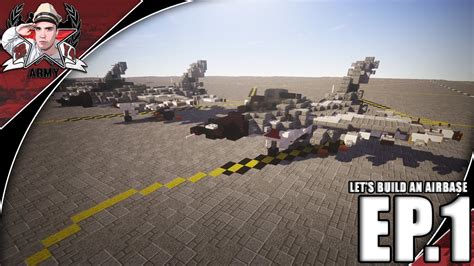 Minecraft Lets Build An Airbase Ep1 Plans For The Base Youtube