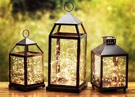 Lanterns are an inexpensive, elegant way to decorate for any occasion.or simply because! 5 pack fairy lights - Knot and Nest Designs