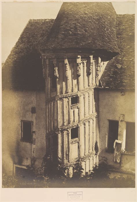 Henri Le Secq Wooden Staircase At Chartres1852 Chartres History