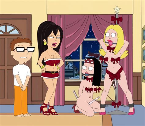 Post 3419325 American Dad Christmas Francine Smith Frost969 Gwen Ling Hayley Smith Steve Smith