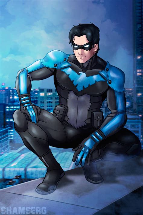 Nigtwing By Shamserg On Deviantart Nightwing Young Justice Nightwing