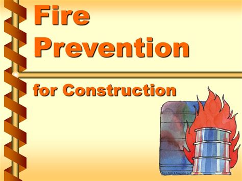 Ppt Fire Prevention For Construction Powerpoint Presentation Free