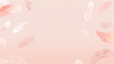 Pink Lightweight Feather Banner Vector Premium Image By