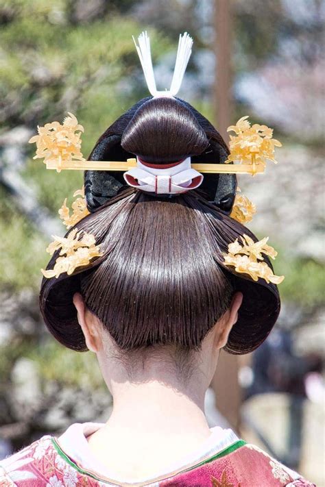 Japanese hairstyles, different traditional hairstyles across time have been used as a symbol of social status. Japanese Wedding Kimono