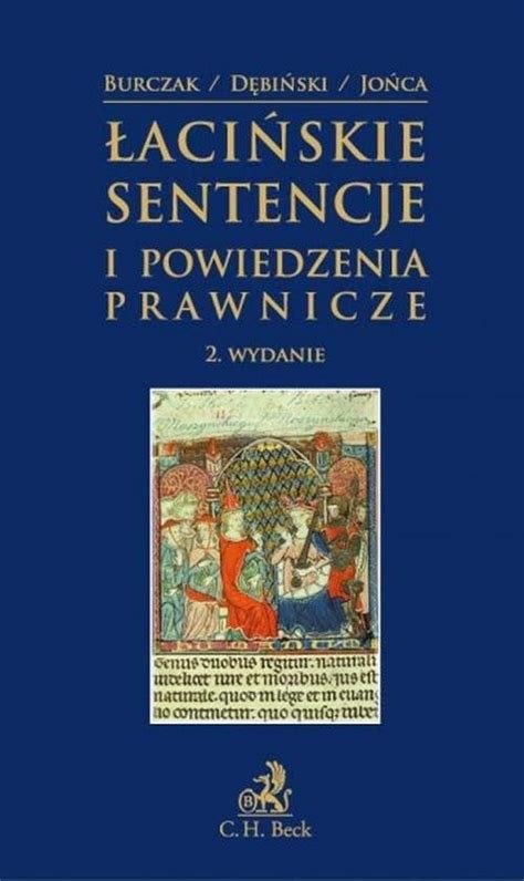 Łacińskie sentencje i powiedzenia prawnicze` (Antoni Dębiński) książka ...