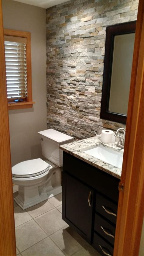 Stone Accent Wall Bathroom Tile Accent Wall Bathroom Bathroom Accents