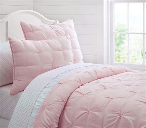 Audrey Comforter Light Pink Light Pink Bedding Bed Lights Quilt Bedding